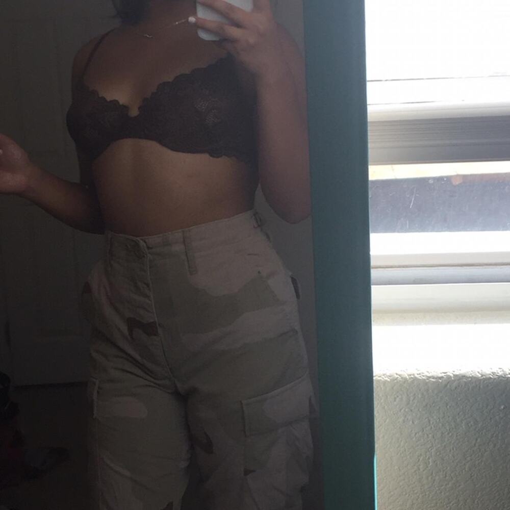 Authentic khaki camo pants